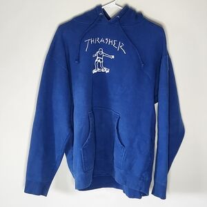 Blue Thrasher Skate Hoodie